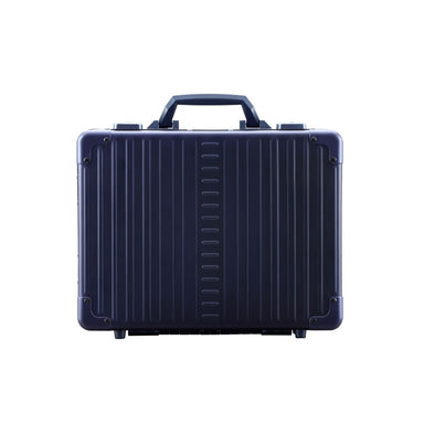 Aleon 15 inch Business Briefcase front view, in blue.